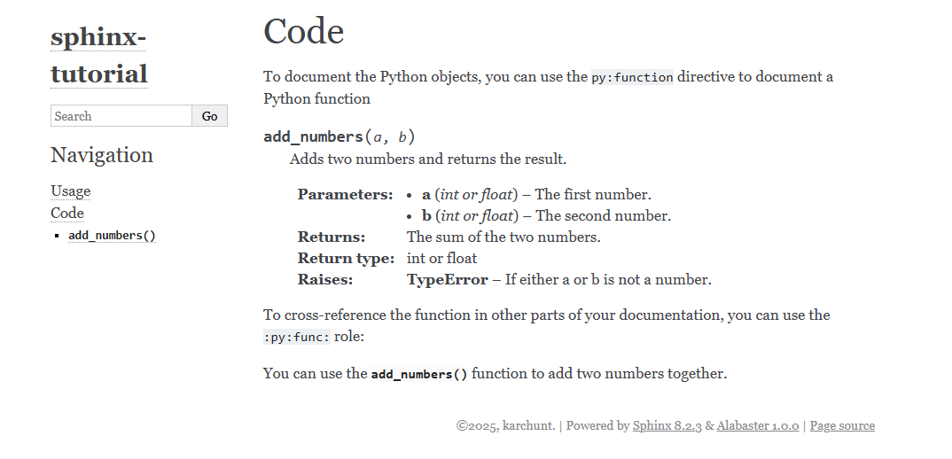 code