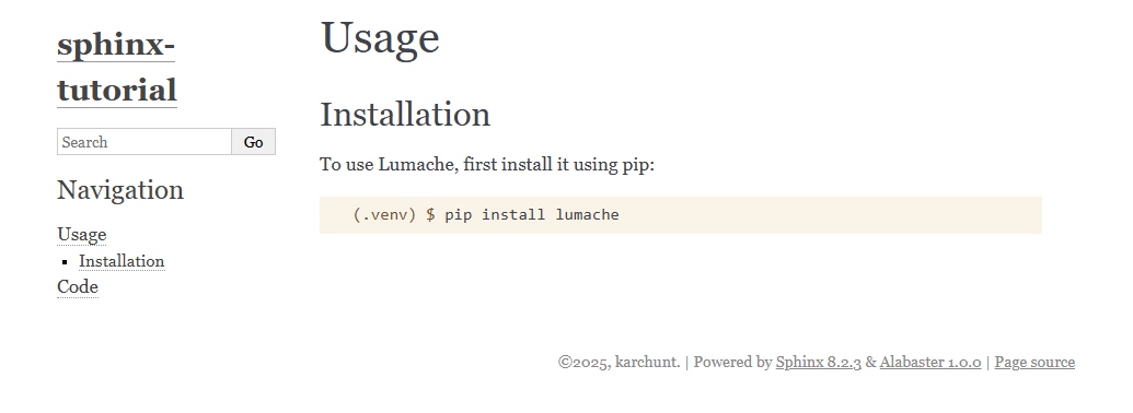 usage